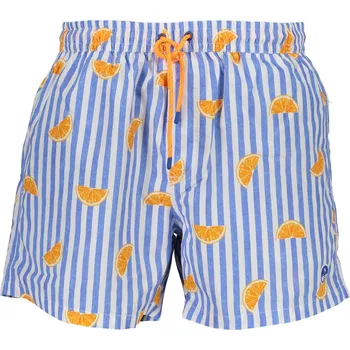 Pánské plavky Pánské modré koupací kraťasy North Sails bílá | oranžová | světle modrá 3368404