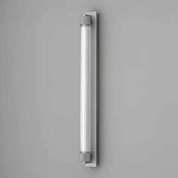 Lampička OLEV LED nástěnné světlo CHARMER, titan, kov/sklo, 2 700 K IP44 - Doprava zdarma