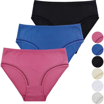 Kalhotky FANNIFEN Dámská kalhotky YW4190 3 ks Barva: Mix, Velikost: L