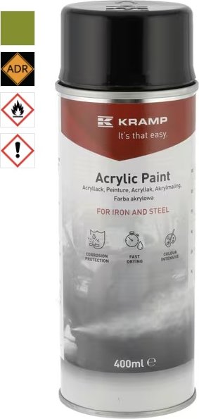 Kramp Barva vhodná pro Claas, saténově zelená 400 ml