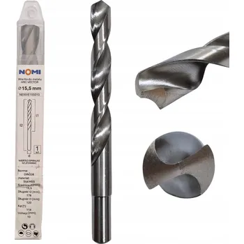 Vrták Vrták do kovu 15,5 mm HRC VECTOR NOMI pro ocel, plasty, dřevo a litinu