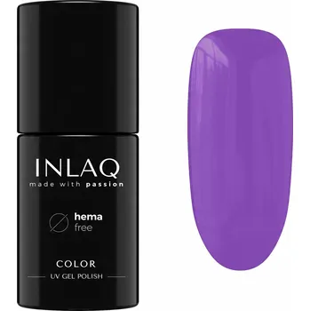 Lak na nehty INLAQ Hybridní lak Violet Eggplant 6 ml