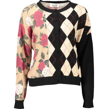 Dámský vzorovaný cardigan Blugirl BLUGIRL černá | krémová | červená 3367277