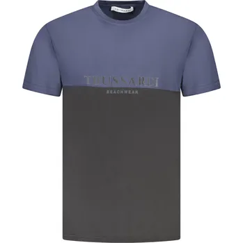 Pánské oblečení Pánské triko TRUSSARDI s krátkým rukávem Trussardi černá | modrá 3363222