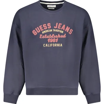Pánská mikina Pánská mikina GUESS JEANS modrá GUESS JEANS modrá | tmavě červená 3361915