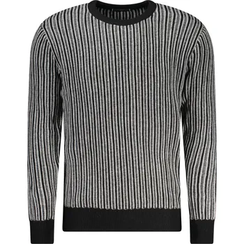 Pánský svetr Pánský černý svetr GUESS JEANS GUESS JEANS černá | bílá 3368589