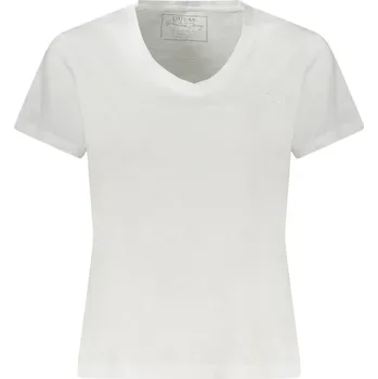 Dámské tričko Dámské triko GUESS JEANS s krátkým rukávem GUESS JEANS bílá 3360067