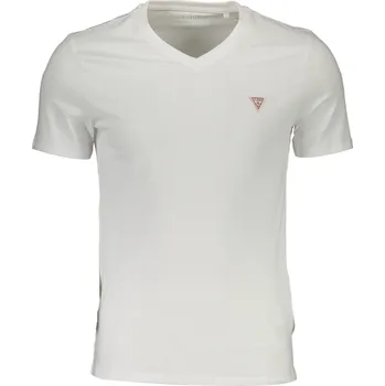 Pánské tričko Bílé pánské triko GUESS JEANS GUESS JEANS bílá 3360843