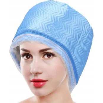 Čepice ELEKTRICKÁ TERMO ČEPICE NA VLASY, NAHŘÍVACÍ ČEPICE PRO MASKY NA VLASY, REGULACE TEPLOTY