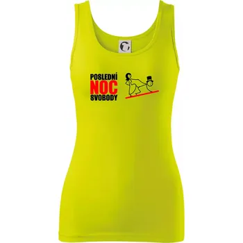 Dámské tričko Poslední noc - Dámské tílko - M ( Limetková )