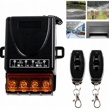 vypínač DÁLKOVÉ OVLÁDÁNÍ 230V SPÍNAČ NA DÁLKOVÉ OVLÁDÁNÍ RÁDIOVÝ se 2x DÁLKOVÝM OVLÁDÁNÍM 433Mhz