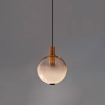 OLEV LED závěsné světlo BEAM STICK NUANCE, růžové, Ø 20 cm, 927 růžová, měděná 2 x 4,3 W LED - Doprava zdarma