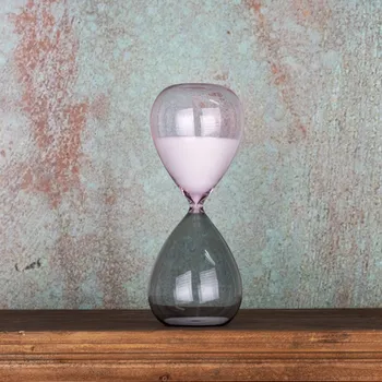 Hodiny Přesýpací hodiny – moderní skleněná dekorace