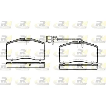 Brzdový systém klocki hamulcowe Audi/VW, 2448.12