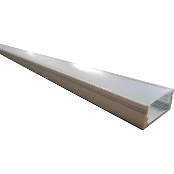 LED lišta LED matný alu profil, přisazený, 2m, 17x8mm LINE 8