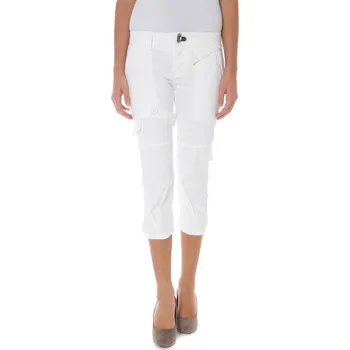 Dámské kalhoty Bílé dámské kalhoty Pinocchietto PHARD bílá 3364670