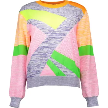 Dámský svetr LOVE MOSCHINO vícebarevný svetr Love Moschino oranžová | růžová | světle zelená | fialová | vícebarevná 3366719