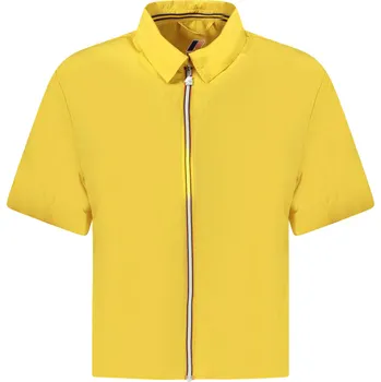 Pánská košile Žlutá košile s krátkým rukávem K-Way žlutá 3366528