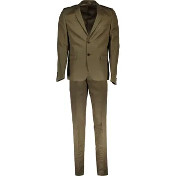 Pánský oblek Pánský zelený klasický oblek GUESS MARCIANO GUESS MARCIANO kaki 3358534
