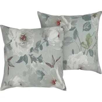 Povlečení LIVARNO home Potah na polštář Renforcé, 50 x 60 cm, 2 kusy (akvarely)