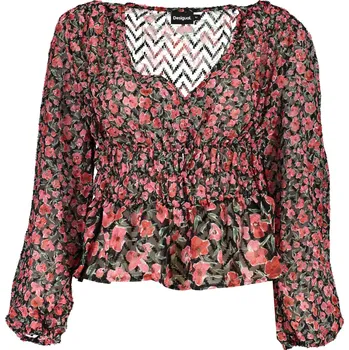 Dámská halenka Vzorovaná halenka Desigual DESIGUAL černá | růžová | červená 3368832