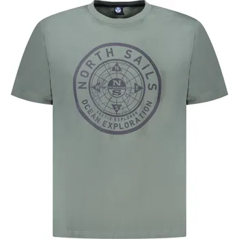 Pánské tričko Pánské tričko North Sails s krátkým rukávem North Sails zelená 3358777
