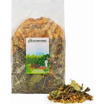 Krmivo pro hlodavce Krmivo pro hlodavce a králíky Factoryherbs směs bylin 1 kg bez cukru
