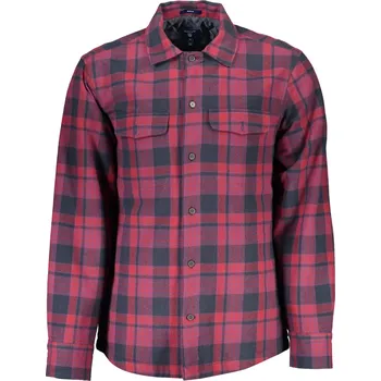 Pánské oblečení Pánská károvaná košile GANT Gant tmavě červená | červená | fialová 3361333