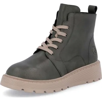 Dámské kozačky Dámská kotníková obuv RIEKER 70405-52 zelená W5 40