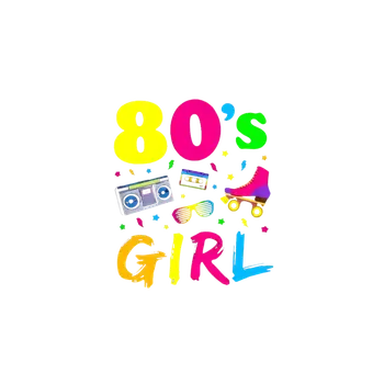 Karnevalový doplněk dovoz Nažehlovačka 80. léta Girl