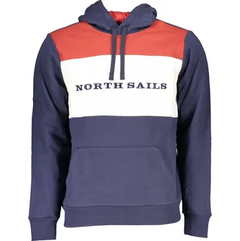 Pánská mikina Pánská mikina NORTH SAILS bez zipu North Sails modrá | bílá | červená 3365473
