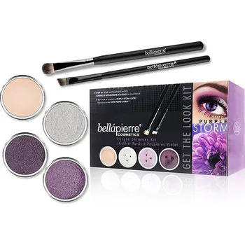 Barva na řasy a obočí BELLÁPIERRE Profesionální sada na oči Odstín: 03 - Purple Storm