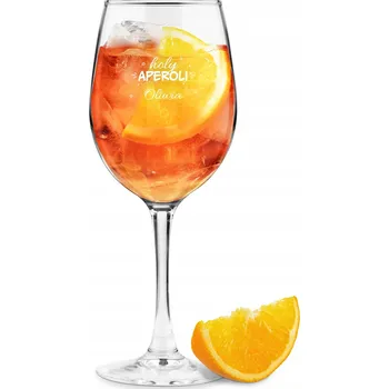 Sklenice SKLENĚNÁ SKLENICE NA VÍNO S GRAVÍROVÁNÍM DÁREK PRO NI