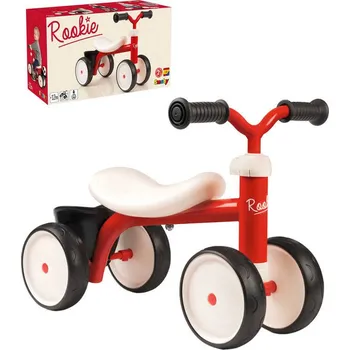 Odrážedlo SMOBY Baby odrážedlo Rookie červené odstrkovadlo s košíkem | 661132
