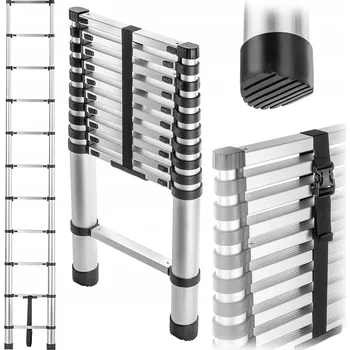 Žebřík Žebřík Kadax z hliníku 1 x 11 až 125 kg