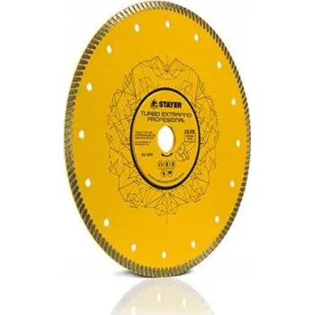 Řezný kotouč STAYER Diamantový kotouč TURBO EXTRAFINO PRO, Ø 115 x 22,2 x 7 mm, STAYER
