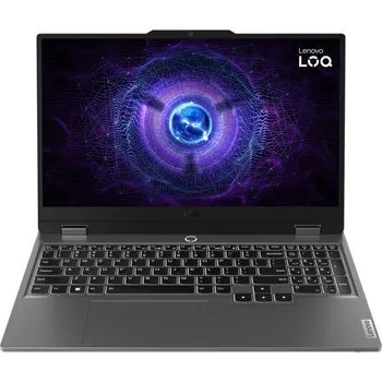 Notebook Lenovo LOQ 15IAX9 Intel® Core™ i5 i5-12450HX Laptop 39,6 cm (15.6") Full HD 16 GB DDR5-SDRAM 512 GB SSD NVIDIA GeForce RTX 3050 Wi-Fi 6 (802.11ax) Šedá + Batoh