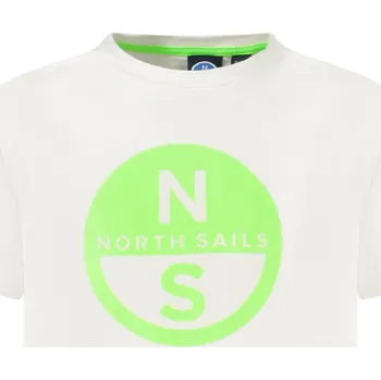 Dívčí oblečení Dětské triko s krátkým rukávem North Sails North Sails bílá | světle zelená 3358258