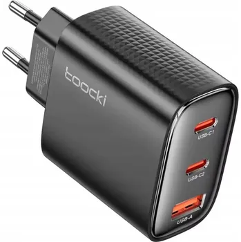 SÍŤOVÁ NABÍJEČKA TOOCKI 40W 2 x USB-C + 1 x USB-A
