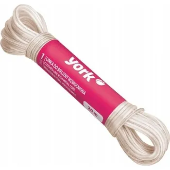 Šňůra na prádlo Šňůra na prádlo York zesílená 20 m bílá