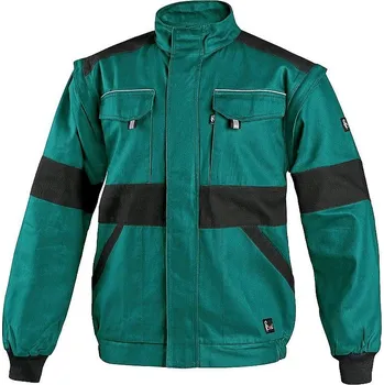 pracovní blůza LUXY EDA bunda zeleno-černá