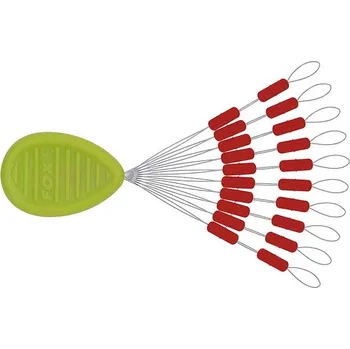 Fox Rage Predator Float Stops Red x 20