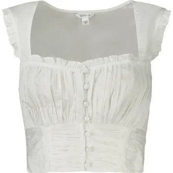 Bílý dámský top GUESS JEANS GUESS JEANS bílá 3358036