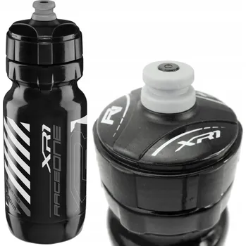 Láhev RaceOne XR1 600 ml lahev na pití velký černý cyklistický náustek na hubičku
