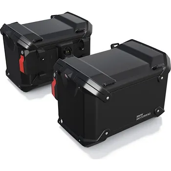Zavazadlo na motocykl Černé hliníkové kufry 36,5 l + 37 l elektrifikované BMW R1300GS Adventure