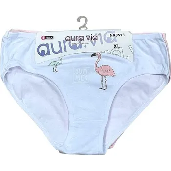 Dívčí spodní prádlo DĚTSKÉ KALHOTKY AURA Velikost: 128/134, Barva: Vícebarevná