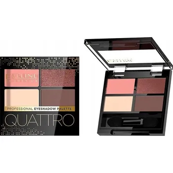 Oční stíny Eveline Cosmetics Quattro Professional Eyeshadow Palette 06 paletka očních stínů 7.2g