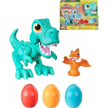 Modelovací hmota HASBRO PLAY-DOH Hladový Tyranosaurus 2 figurky na baterie s modelínou Zvuk | 65554
