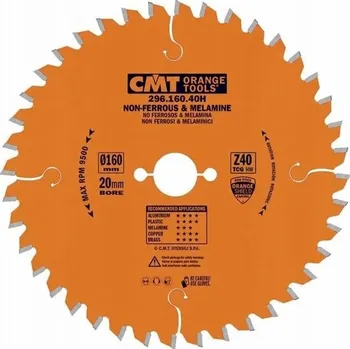 Pilový kotouč Kotoučová pila na hliník a laminát 160x20mm HM Z=56 CMT