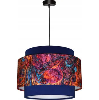 Závěsné stropní svítidlo lustr se stínidlem 45/30 cm patice E27 LAWA PANCA VELUR